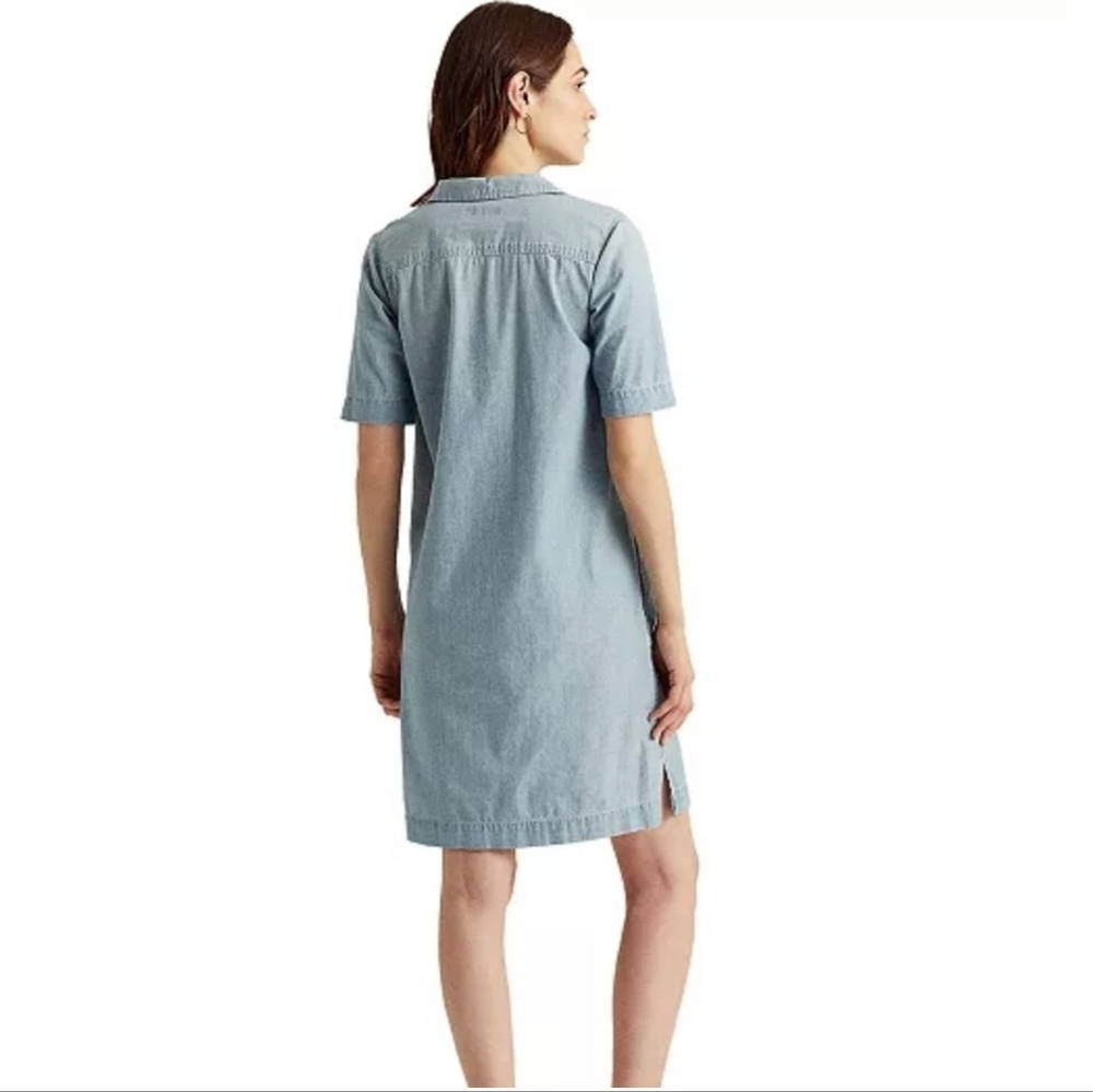 Ralph Lauren Sky Blue Midi Dress - Picture 4 of 9